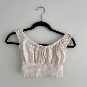 Brandy Melville light pink crop top